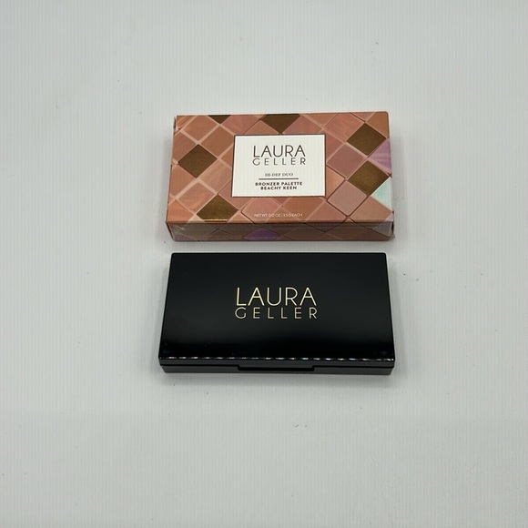 Laura Geller Hi-Def Duo Bronzer Palette Beachy Keen New in Box! - Picture 3 of 6